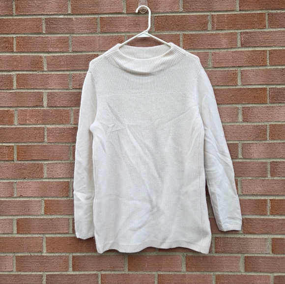 Talbots Sweaters - Talbots Cashmere Boat Neck Cream Ivory Sweater Medium